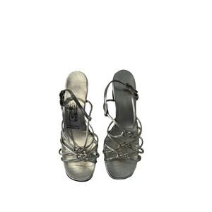 Dearfoam House Shoes Womens Slippers Size 8.5 House Shoes Silver Heel Strap